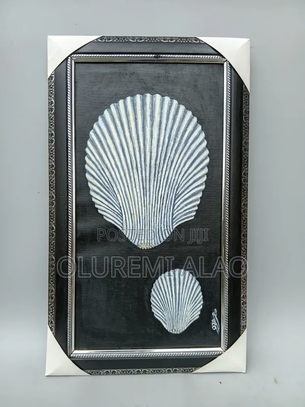 The Sea Shells - Ƙaramin Zane na Acrylic Asali - 1