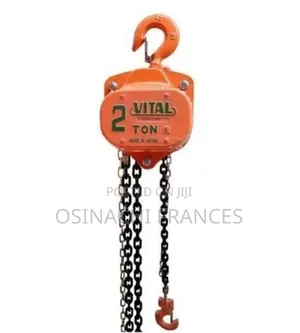 2 Ton Manual Chain Hoist Block - 3 Meter Lift
