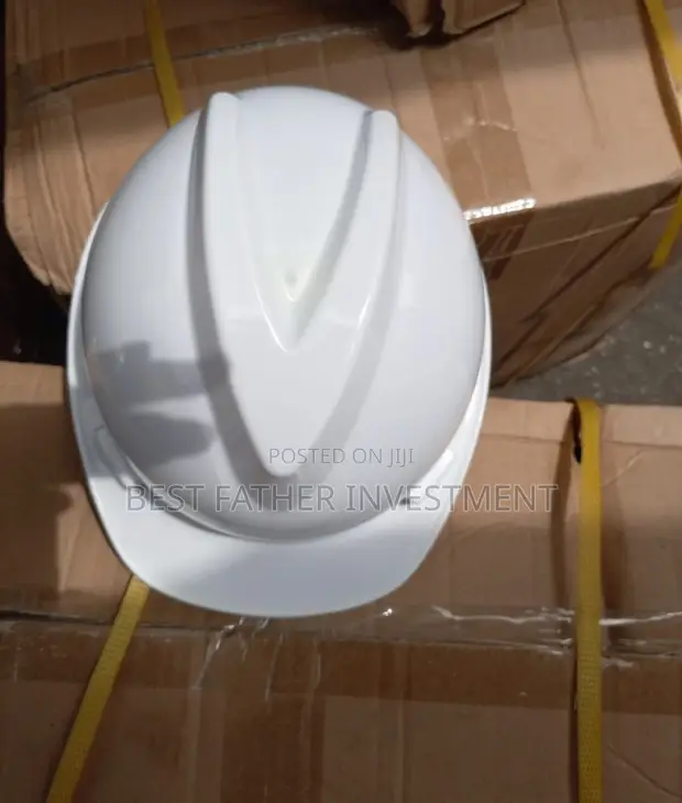 Durable White Safety Helmet - 1
