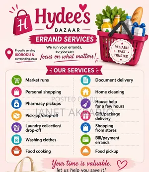 Hydee's Bazaar Errand Services in Ikorodu