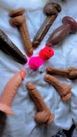 HOT Realistic Dildo - Black - 2