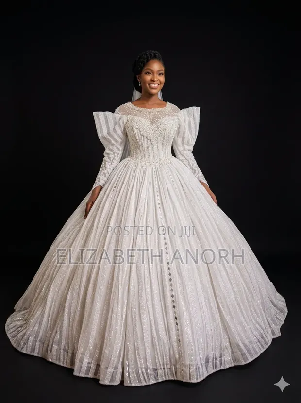White Ball Wedding Dress Rental - 1