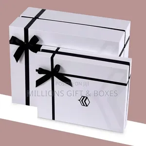 White/Red Cover Removable Gift Boxes