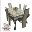 Golden Dining Set - 6 Seater - 2
