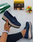 Alexander McQueen Loafer Shoes for Ladies - Denim Brown - 1