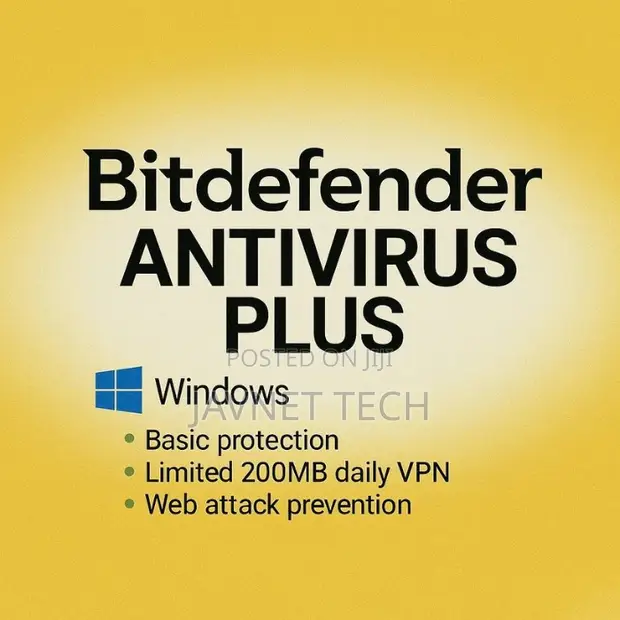 Bitdefender Antivirus Plus - 1 Year License - 1