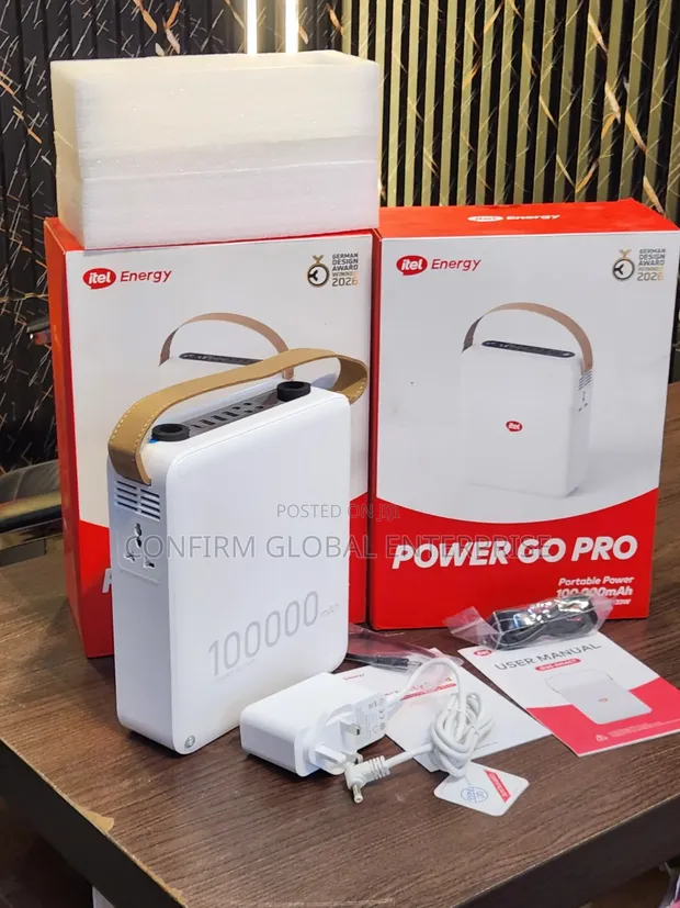 Itel Power Go Pro 100,000mAh Portable Power Station - 1