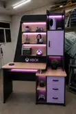 Gamer Desk Da Hasken LED - 3
