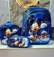 Disney Kids School Backpack - Pink Cartoon Characters - 2