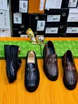 Gucci Inspired Leather Loafers - Men's Size 40-46 - 1