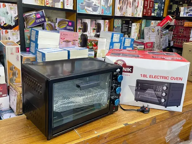 Rashnik Electric Oven & Microwave - Black - 1