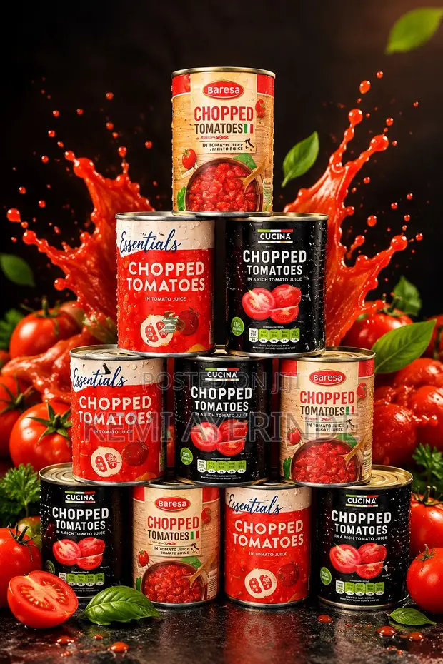 Imported Chopped Tomatoes (Baresa, Essentials, Cucina) - 1