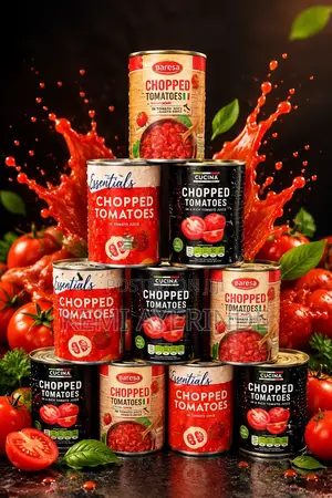 Imported Chopped Tomatoes (Baresa, Essentials, Cucina)