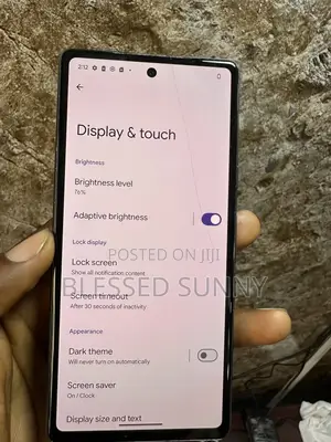 Google Pixel 7a 128GB Baki (Fuskar Ta Fasa)