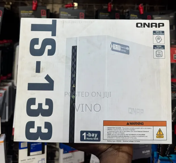 QNAP TS-133 1-Bay Home NAS - 1