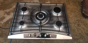 UK Used 5-Burner Stainless Steel Gas Hob