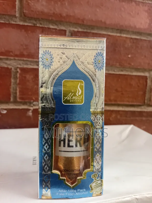 Hero 100ml Perfume Oil - Premium 48-Hour Long-Lasting Fragrance - 1
