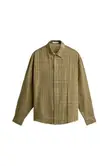 Zara Check Jacquard Linen/Cotton Shirts & Bermuda Shorts Set - 5