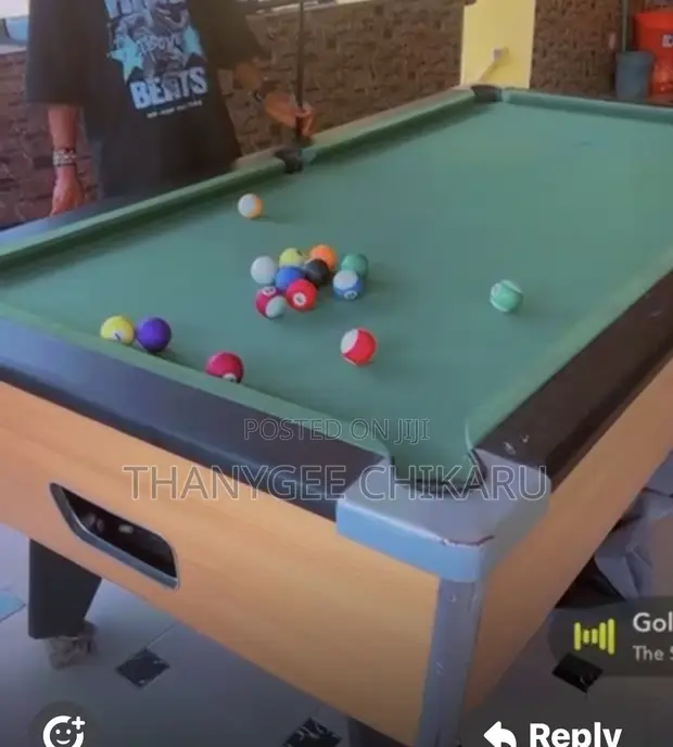Used 8ft Marble Snooker Table - 1