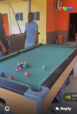 Tabin Snooker na Marble mai Girman 8ft da aka Yi Amfani da shi