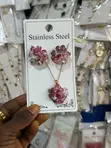 Jewelry Set: Necklace and Earrings - 2