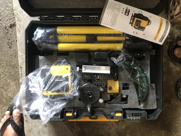 Dewalt 16-Line 4D Mai-Gyara-Kai Laser Level Kit Mai Hasken Ja - 1