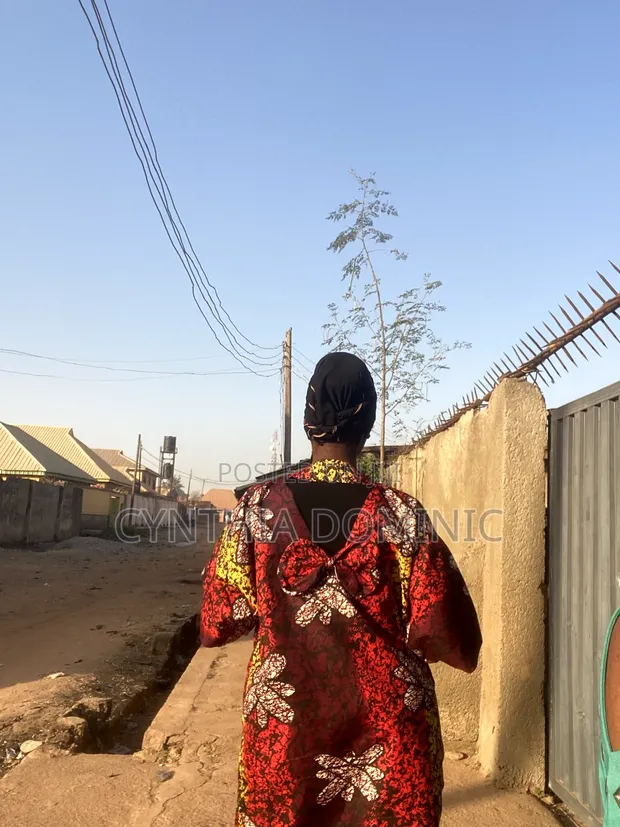 Ankara Bubu Gown - Three Quarter Sleeve - 1