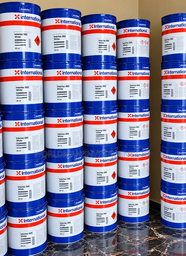 International Interlac 665 White Industrial Coating - 20L - 1