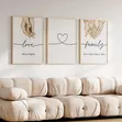 Family Canvas Print Set - Multicolor - 3