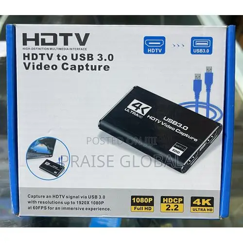 USB 3.0 Video Capture Card - 1080P 60FPS Full HD - 1