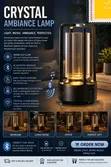 Crystal Ambiance Lamp with Bluetooth - 2
