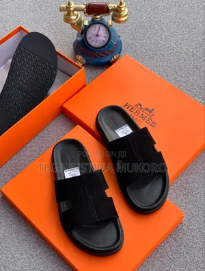 Hermes Suede Pam Slippers - Brand New