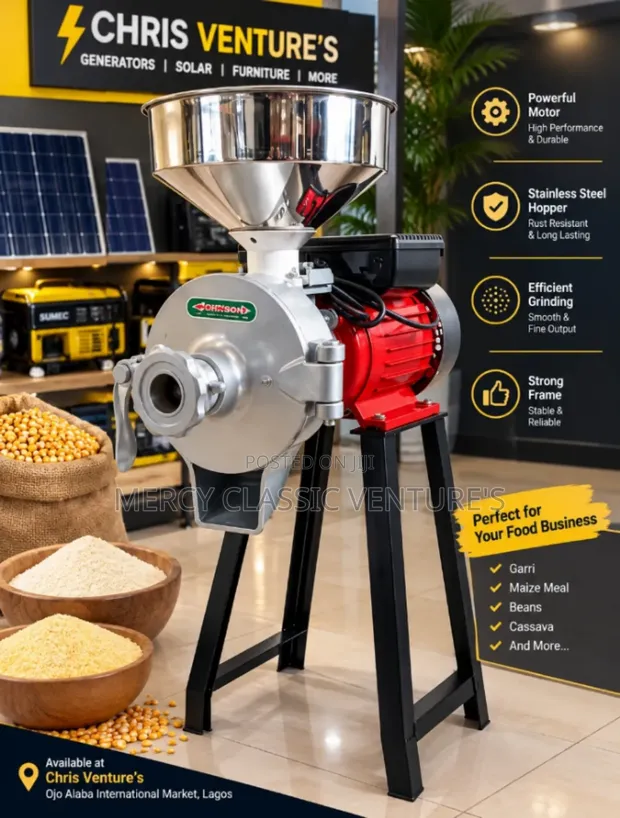 Industrial Grain Food Processing Machine - Fufu, Garri, Maize - 1