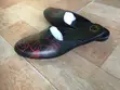 Italian Half Cover Shoes - Black Leather - 2