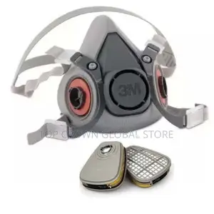 3M 6200 Half Facepiece Respirator Mask (Medium)