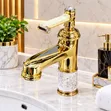 Luxury Royal Gold Bathroom Basin Mixer Tap/Faucet - 1