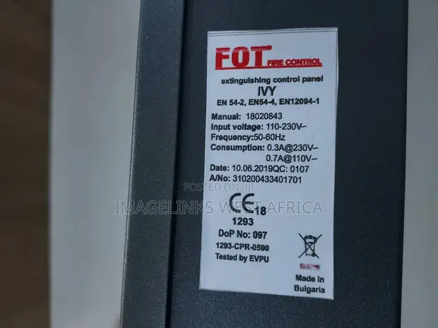 FOT FM-200/Novec1230 Fire Suppression System Panel - 1