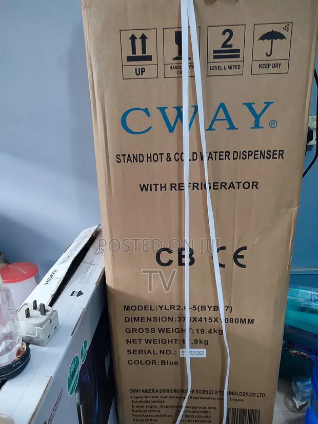 CWAY Stand Hot & Cold Water Dispenser with Refrigerator - 1