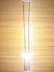 Accessories by Me Silver-Plated Stainless Steel Necklace with Bar Pendant - 2