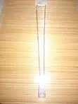 Accessories by Me Silver-Plated Stainless Steel Necklace with Bar Pendant - 3