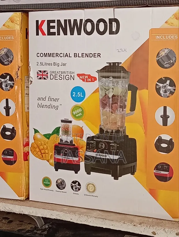 Kenwood Blender 2-in-1 (Sabon Sama) - 1