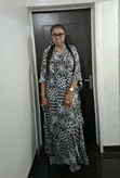 Adire Chiffon Kaftan/Bubu Dress - 2