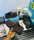 FDCP Takalman Kafa na Maza na Suede Moc-Toe Derby - Girma 40-46 - 4