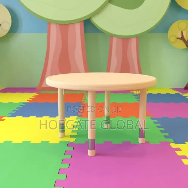 Flash Furniture 33" Round Height Adjustable Activity Table - 1