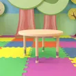 Flash Furniture 33" Round Height Adjustable Activity Table - 1