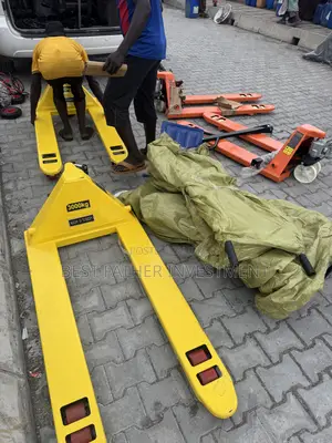 Upstrong Wide Leg Pallet Truck Mai Nauyi Ton 3
