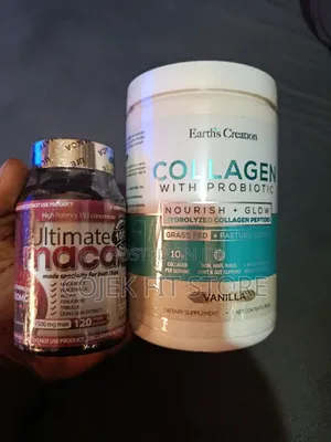 Earth's Creation Collagen tare da Probiotics + Ultimate Maca Plus