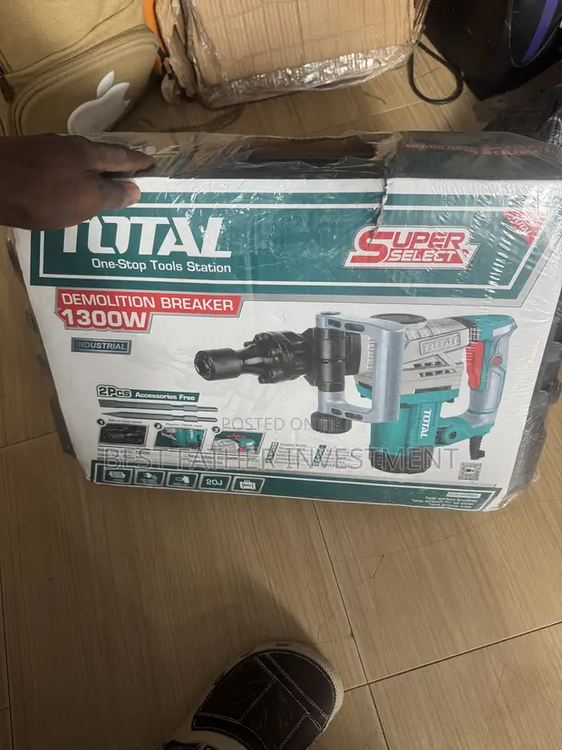 Total 1300W Demolition Breaker/Jack Hammer - 1