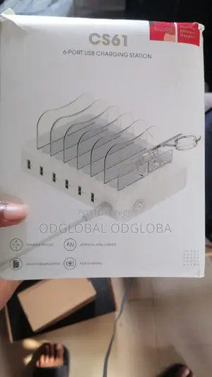 CS61 6-Port USB Charging Station, Sabon Abu