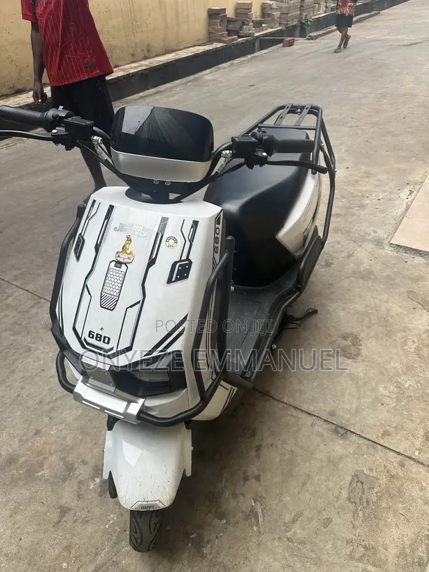 Brand New 2023 Electric Scooter - White - 1